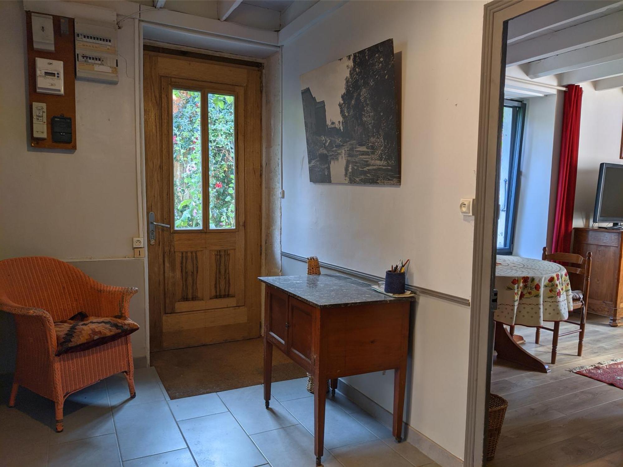 Les Volets Bleus Villa Arcais Exterior photo