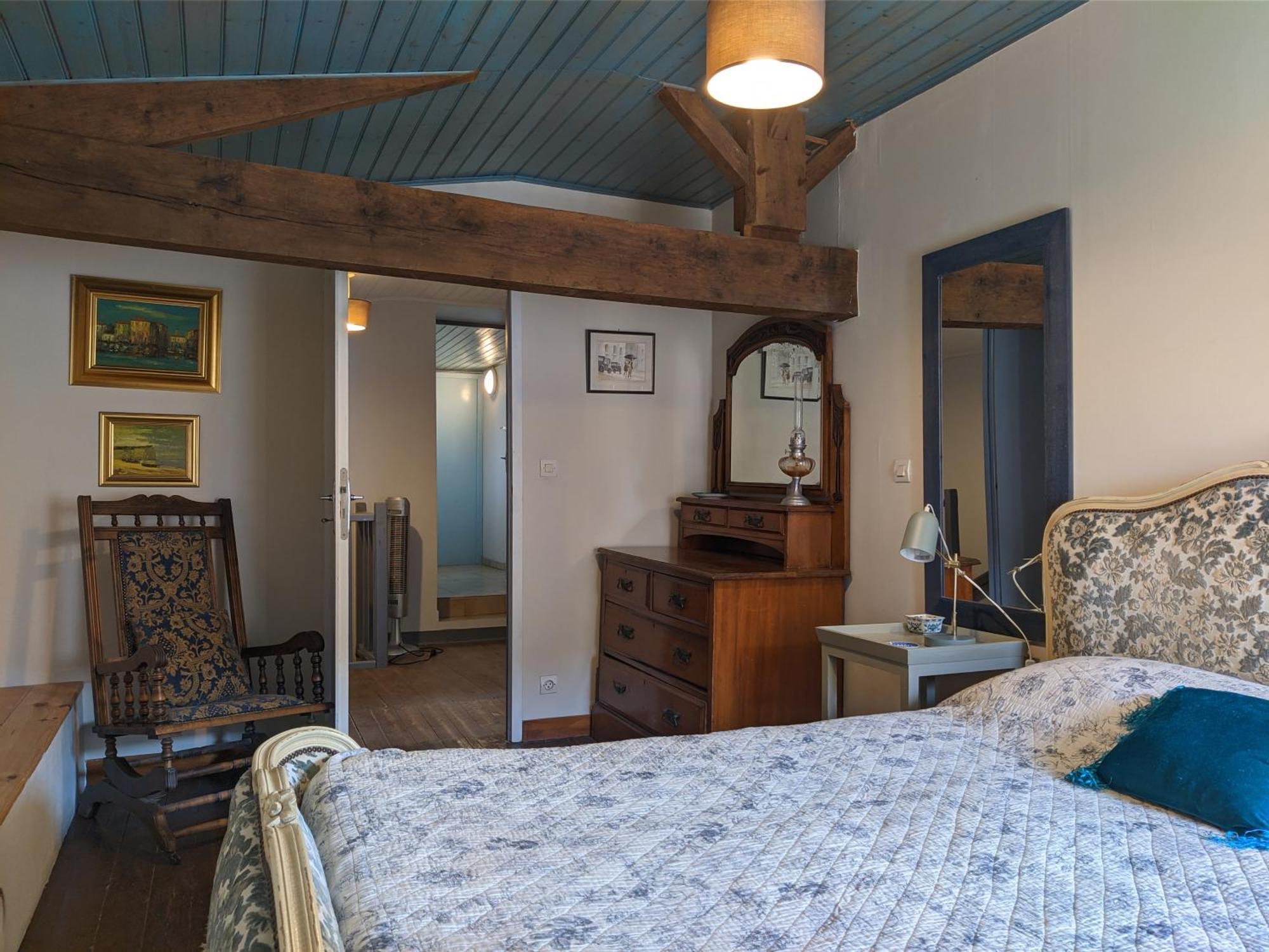 Les Volets Bleus Villa Arcais Exterior photo